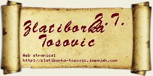 Zlatiborka Tošović vizit kartica